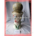 flower vase ceramic tabletop fountain